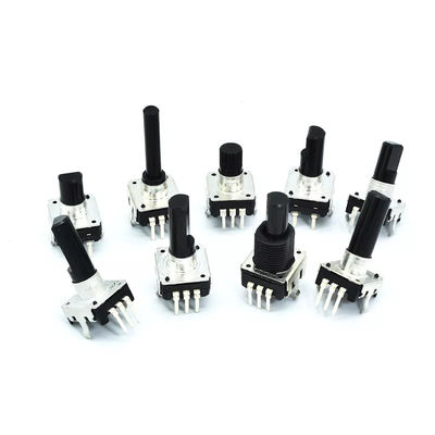 품질  Peaker Audio Ec12 Rotary Encoder With Push Button 10ohm Threaded Bushing 공장