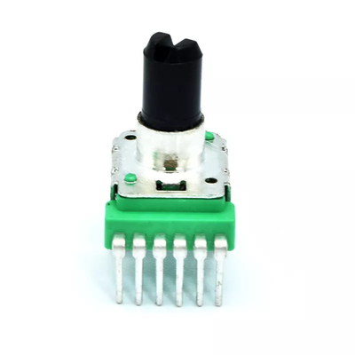 R1116G 11 Mm 듀얼 집단 금속축 탄소 박막 회전식 전위계 B10k 50K 100K