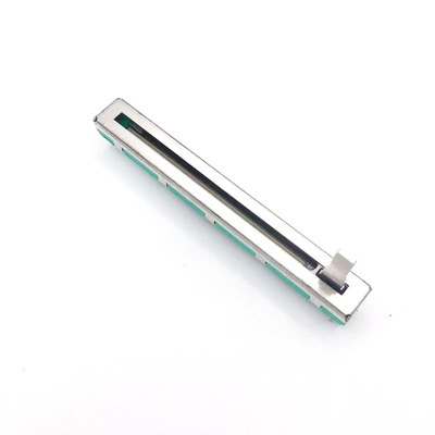 C6044G 이중 전위차계 탄소 필름 슬라이드 전위차계 60mm 여행 5K 10K 선형 스테레오 전위차계