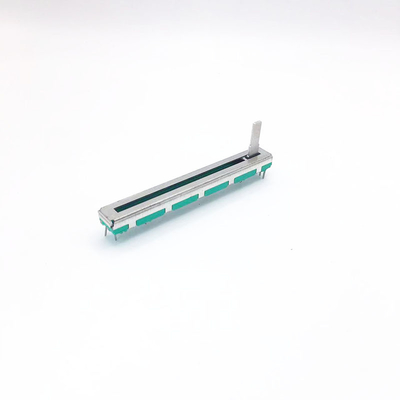 C6044G 이중 전위차계 탄소 필름 슬라이드 전위차계 60mm 여행 5K 10K 선형 스테레오 전위차계