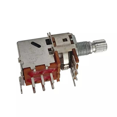 PCB 노브 10k 회전식 전위계 0.2W 가변 저항기 포트 DPDT