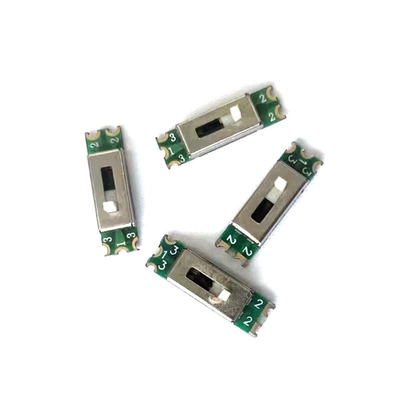 0.3A 슬라이드 전원 스위치 4P8T ISO 패널 마운트 슬라이드 스위치 헤드셋 이어폰