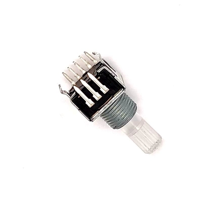 EC12 12 단계 회전 인코더 푸시 버튼 스위치는 빛 5mA를 이끌었습니다